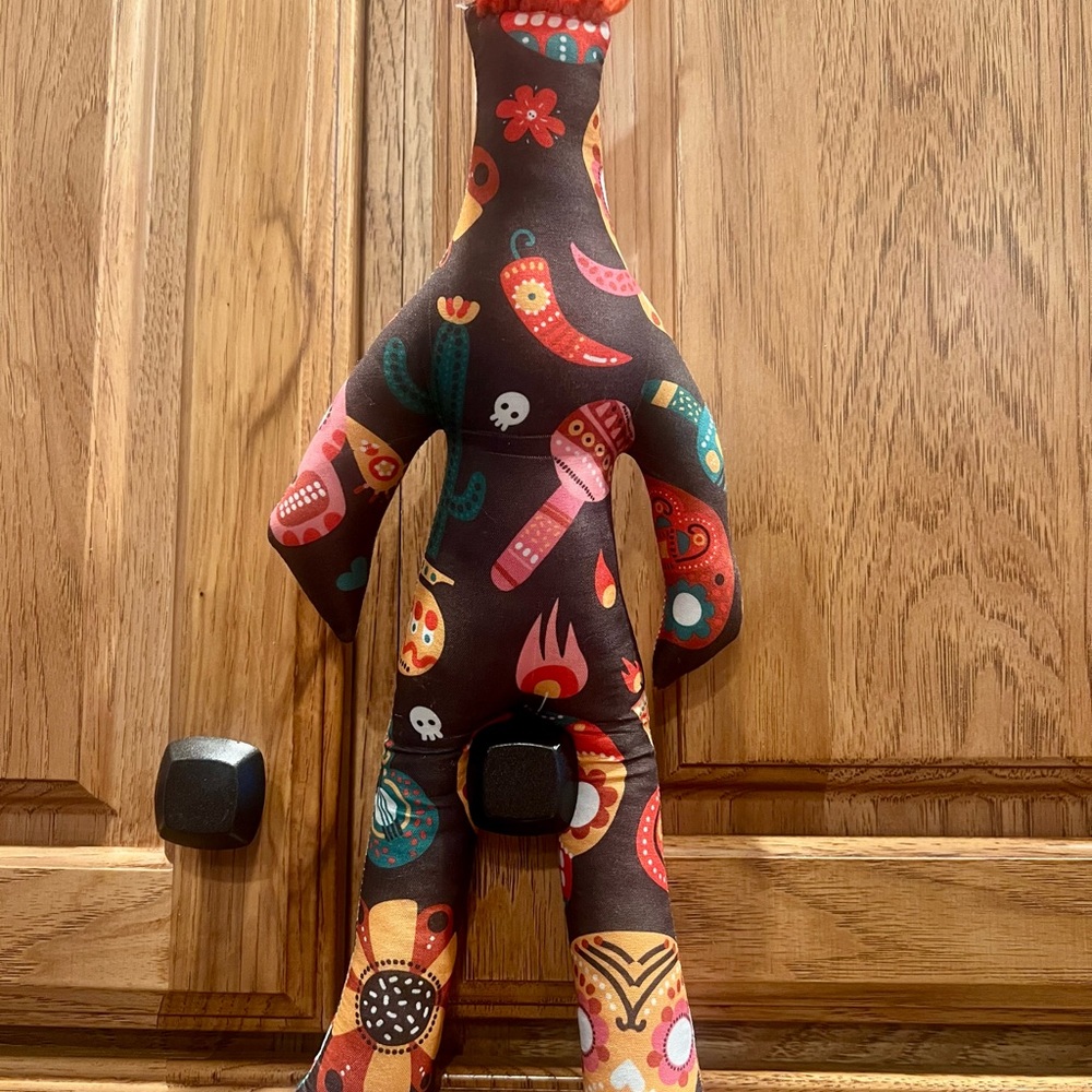 Colorful Stress Relief Doll with Fun Patterns - Picture 4 of 5